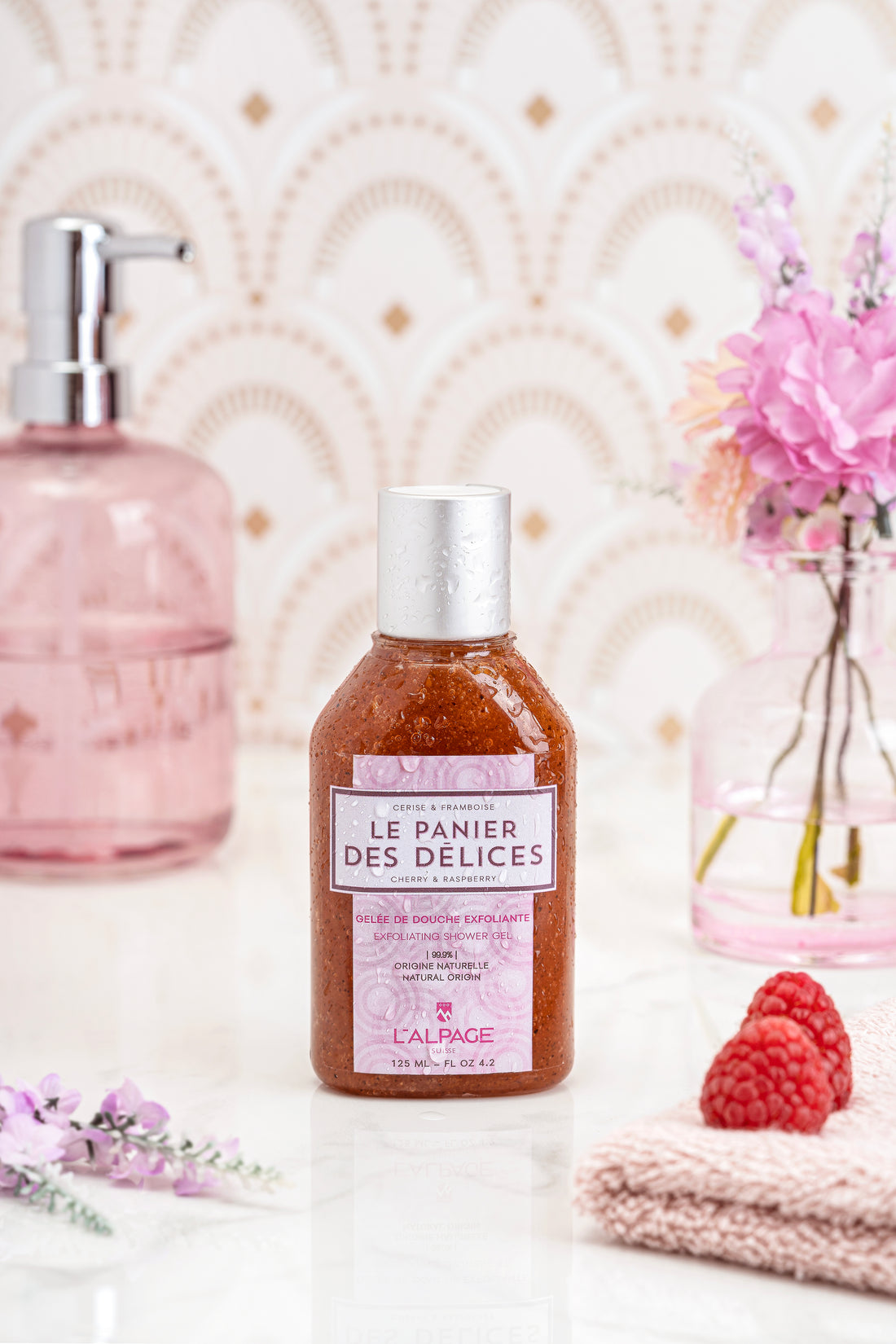 Gelée de Douche Exfoliante 125ml Le Panier des Délices - L&