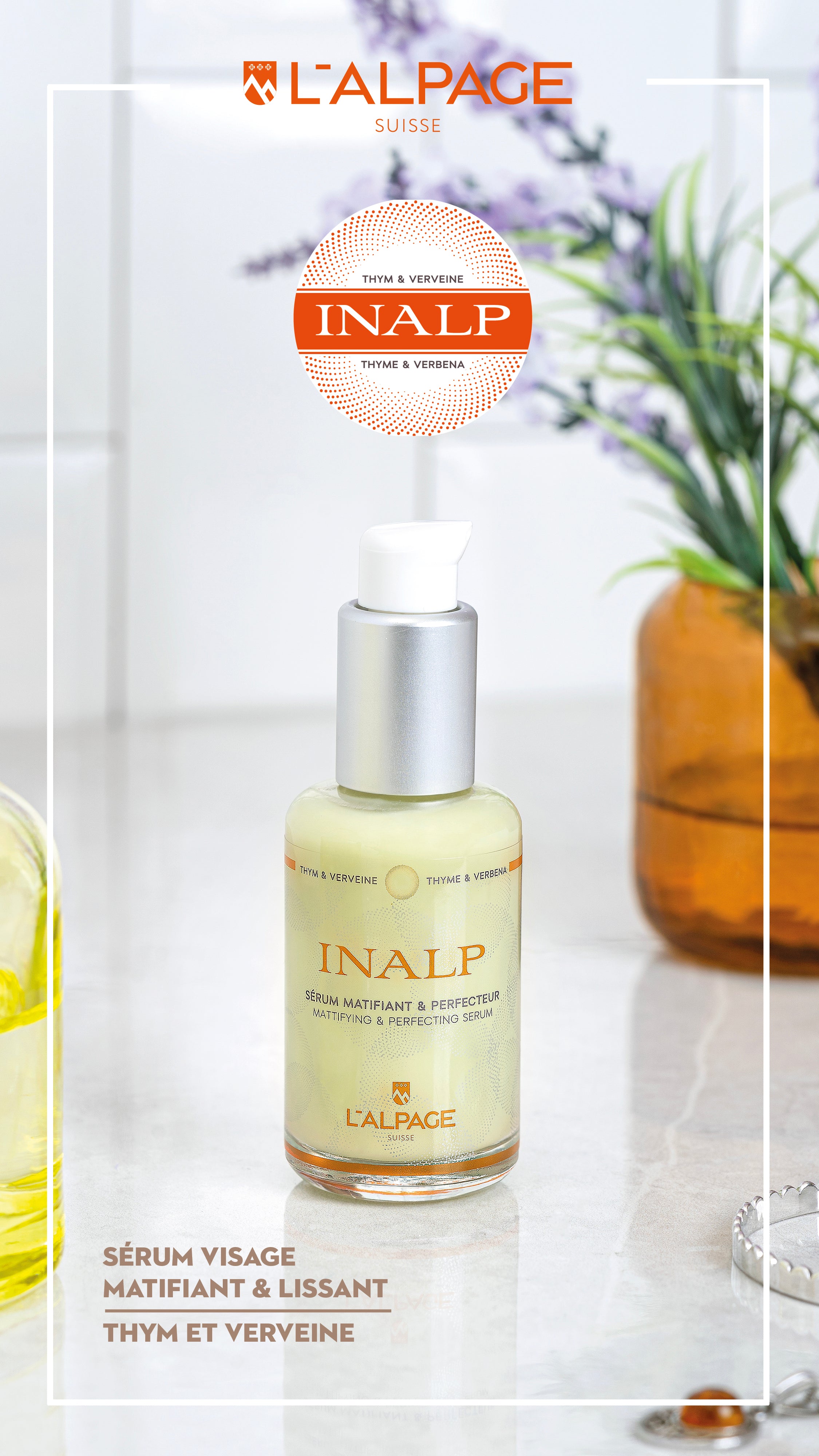 Matifying &amp; Smoothing Serum Inalp