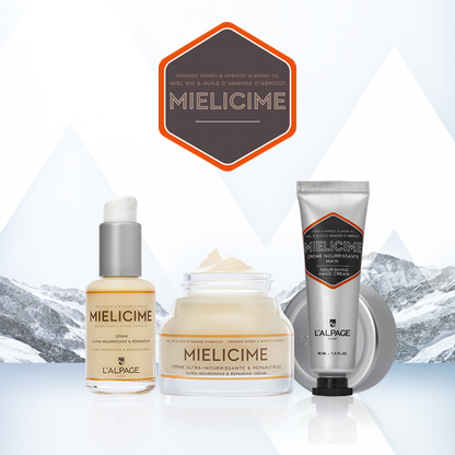 Coffret Cadeau / Set Crème Nourrissante + Sérum Nourrissant + Crème Main MIELICIME